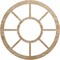 Ekena Millwork Grace Wood Fretwork Pierced Ceiling Medallion, Red Oak, 36"OD x 13 1/8"ID x 3/8"T CMWP36X0375GRRO - alternate 1